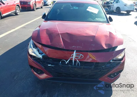 2023 Hyundai Elantra N Line z USA, uszkodzony, nr VIN KMHLR4AF3PU578864